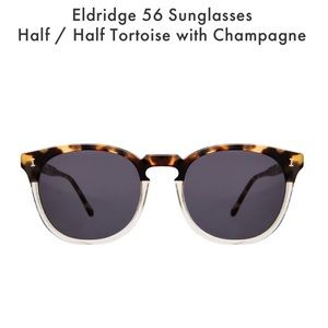Illesteva Eldridge 56 Sunglasses - Tortoise and Champagne